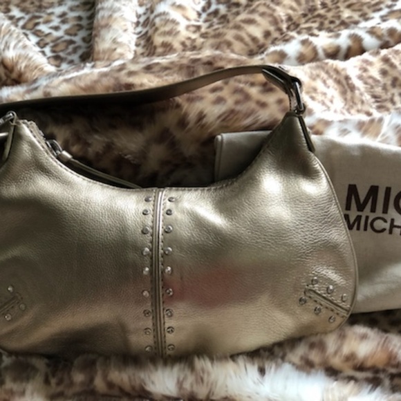 Gold /Rhinestone Evening Handbag by Michael Kors - Picture 1 of 7